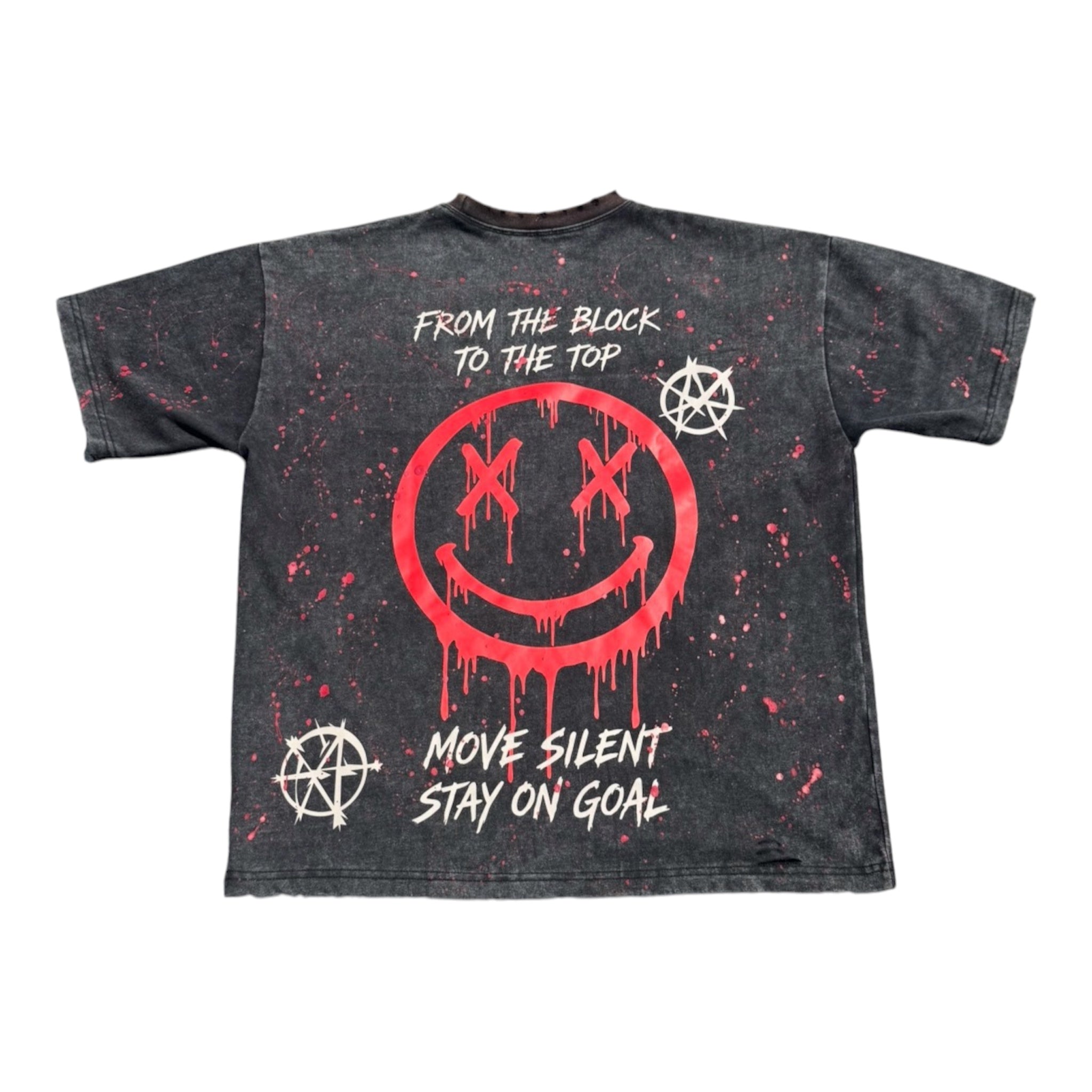 Outside Black/Red Vintage Tee🩸