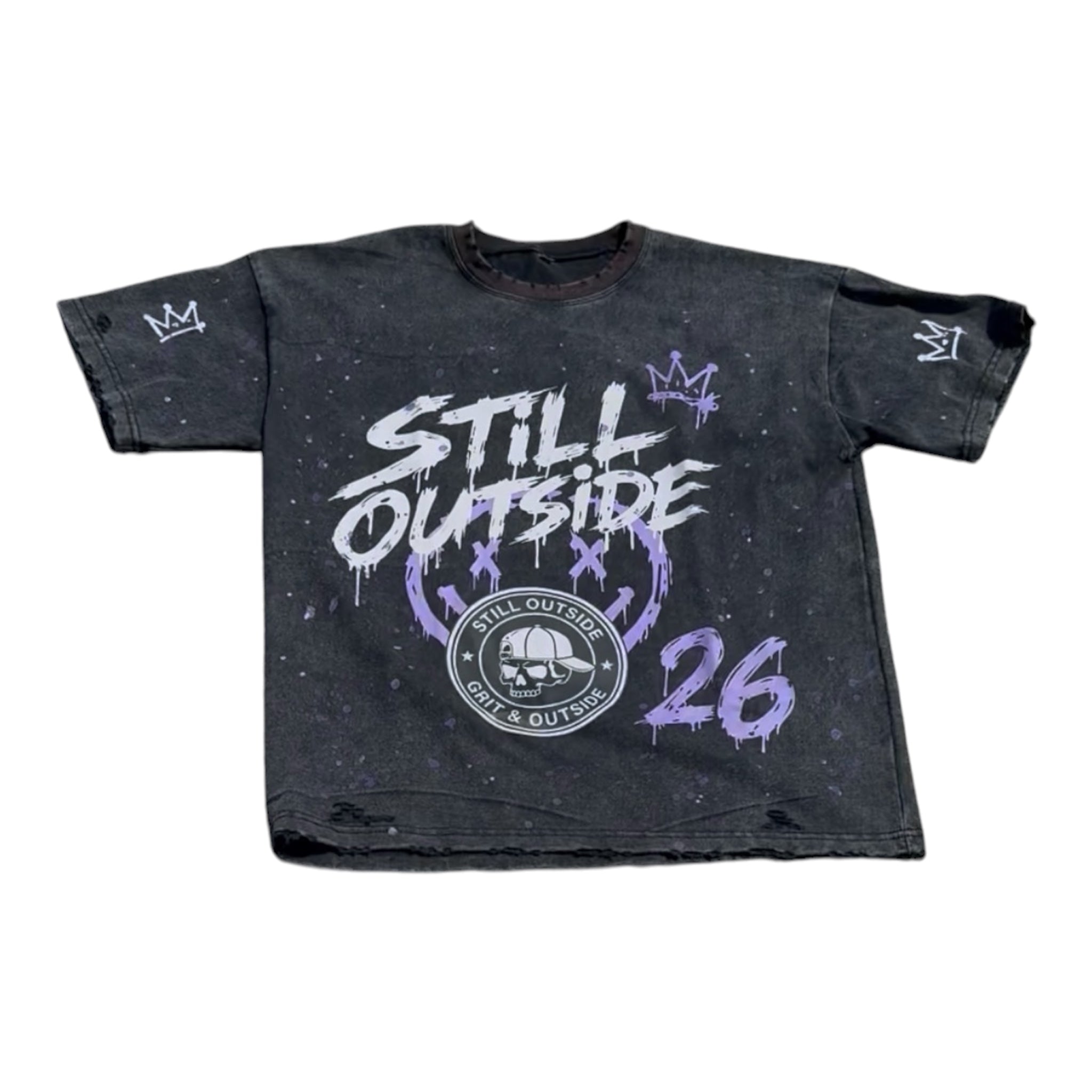 Outside Purple Vintage Tee 🫟
